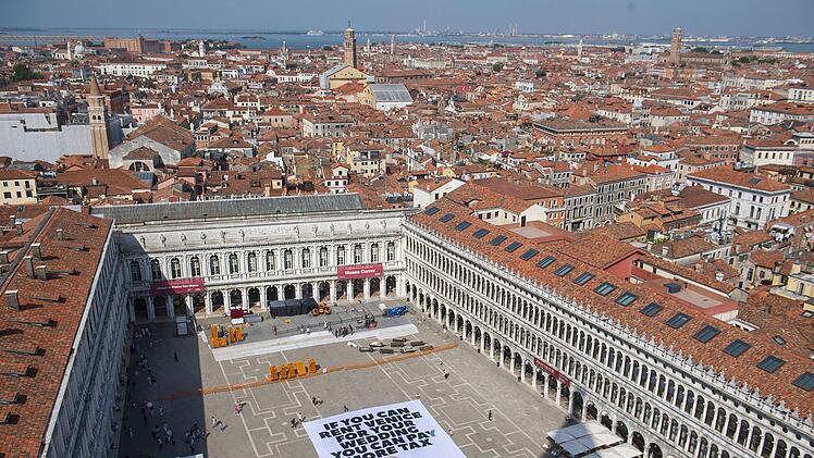 Vor der Hochzeit von Amazon-Gründer Bezos in Venedig