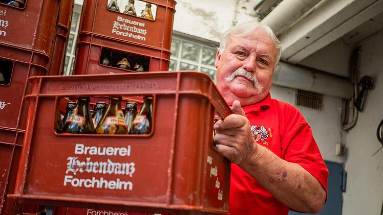 Wo ist das ganze Leergut hin? Genügend Annafest-Bier hätte Brauer Fritz Hebendanz. Nur fehlen Flaschen fehlen, um es abzufüllen. Lea Schreiber