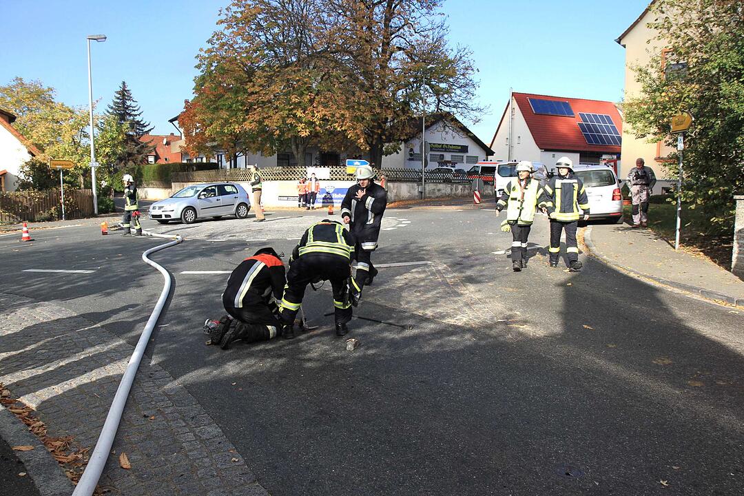 Brand in Schweinestall in Herzogenaurach