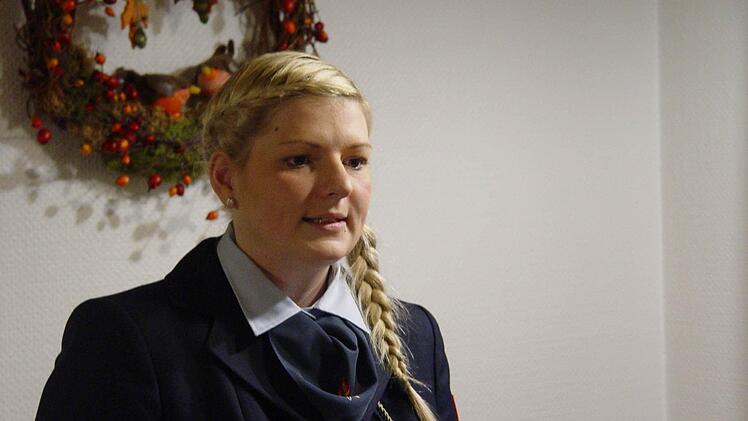 Kommandantin Jenny Stoeck. Foto: Brigitta Kempe-Wolf