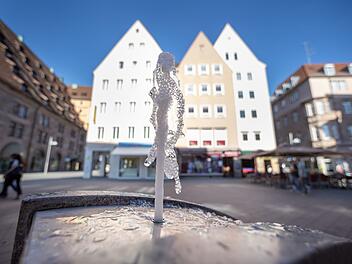 Hitze in Deutschland - Trinkwasserbrunnen in Nürnberg