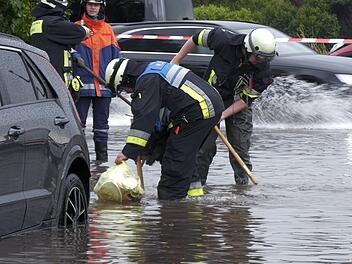 Wetter in Nürnberg - Landunter im Stadtteil Kornburg