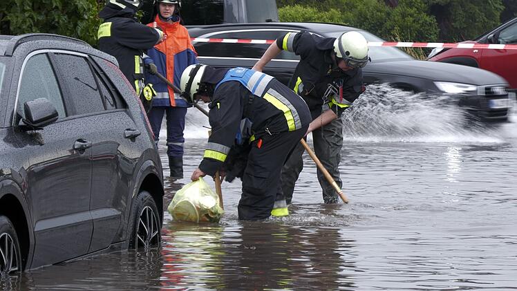 Wetter in Nürnberg - Landunter im Stadtteil Kornburg