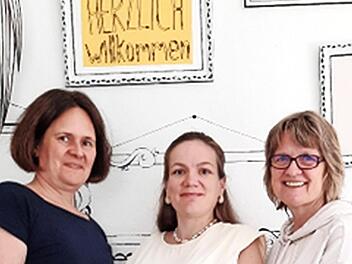 Claudia Friedel, Anastasia Stock und Irene von der Weth.