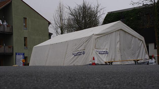 Ausnahmezustand am Kreuzberg: Alle Bewohner und Mitarbeiter müssen getestet werden. Fotos: Marco Meißner