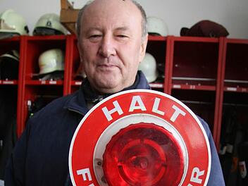 "Halt Feuerwehr!" In Zukunft ist Siegfried Zuleg nicht mehr mit von der Partie, jetzt macht er auch als Vorsitzender der Feuerwehr Grafengehaig Schluss.  Foto: Sonja Adam