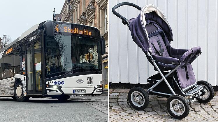 Coburg: Busfahrer verweist Mutter mit Kind aus Bus - Stadtwerke erklären Grund