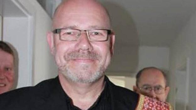 Diakon Sven Steffan bei der Weihe des Pfarrzentrums am Palmsonntag. Zwei Tage später wurde er suspendiert. Foto: Katharina Becht