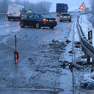 Unfall auf der A73 bei Ebensfeld