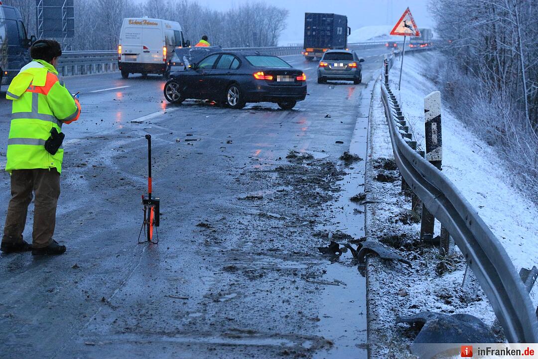 Unfall auf der A73 bei Ebensfeld
