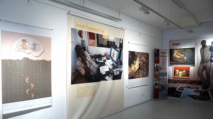 Die Ausstellung "Farben des Senegal" ist noch bis 20. Oktober geöffnet.   Foto: Richard Sänger