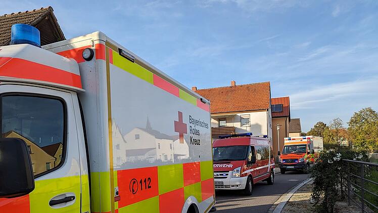 Oberhaid: Schrecklicher Unfall im Landkreis Bamberg: Person steht in Brand