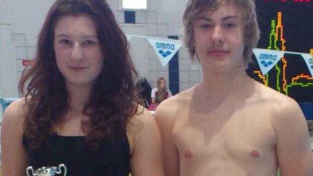 Vanessa Förster und Johannes Fischer sind die Schwimmer des Jahres beim TV Ebern. Foto: Archiv