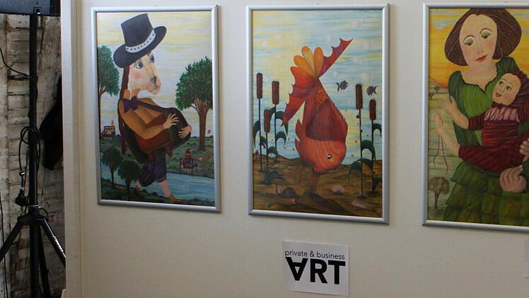 Impressionen von der ersten Auflage der Kunstmesse "Umschlagplatz Coburg"Foto: Jochen Berger