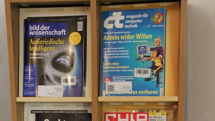 Diese Zeitschiften-Titel wird es in Zukunft nicht mehr in der Stadtbibliothek geben. Foto: Ulrike Müller