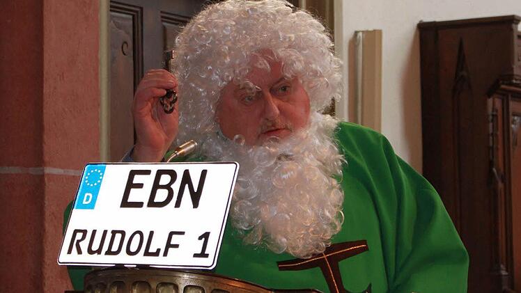 Pater Rudolf als Petrus. Foto: katha