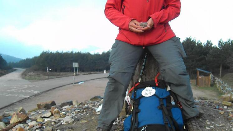 Am Cruz de Ferro Foto: privat