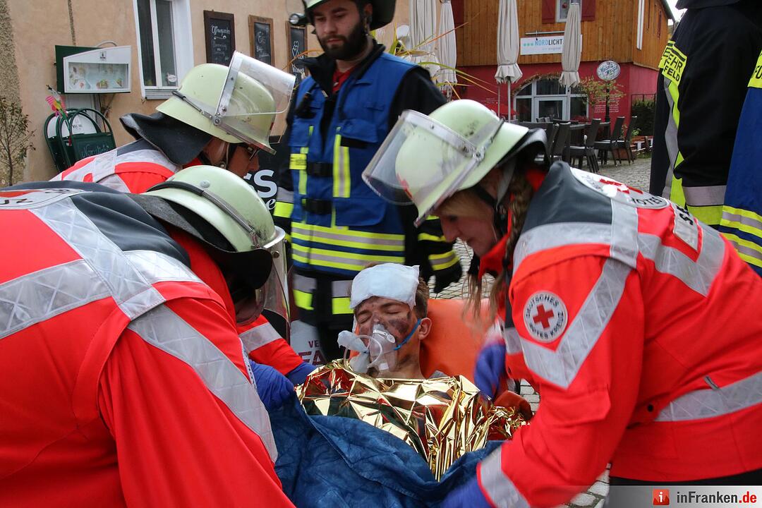Feuerwehr Hollfeld Großübung