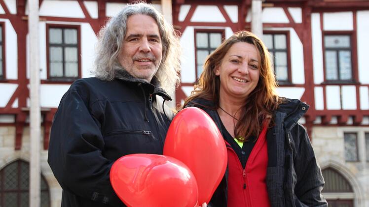Bernd und Helga Döllinger sind seit 30 Jahren verheiratet, aber feiern Valentinstag praktisch nie. Foto: Ronald Heck