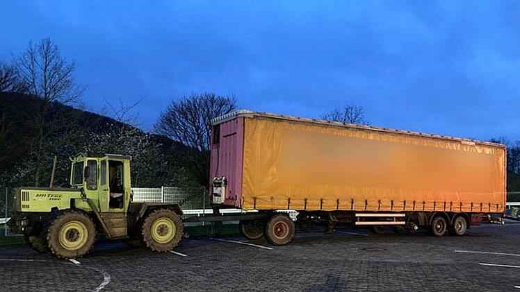 Osthessen: Polizei stoppt ungewöhnliches Gespann aus Franken