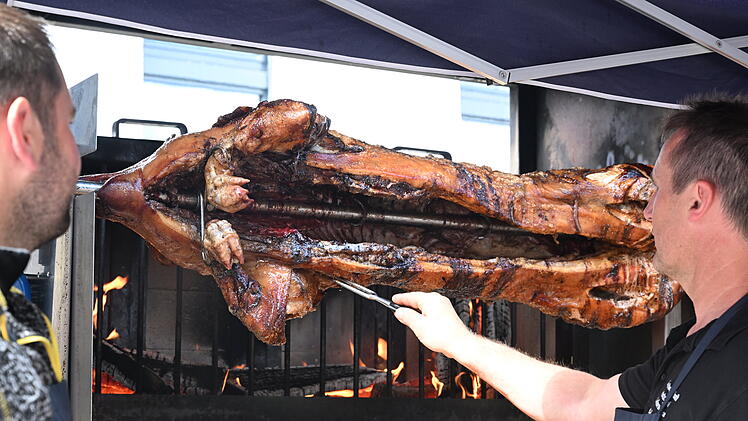 Schweine-Wettgrillen in Viechtach