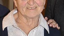 Margareta Schramm an ihrem 85. Geburtstag Foto: K.-H. Hofmann