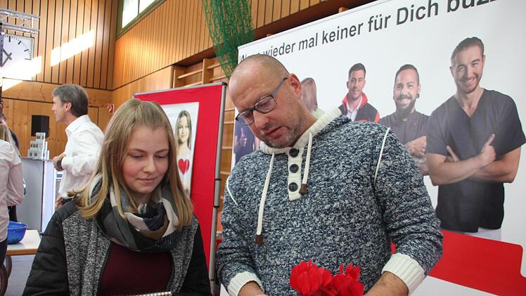 Impressionen von der Ausbildungsmesse in Kronach. Foto: Veronika Schadeck