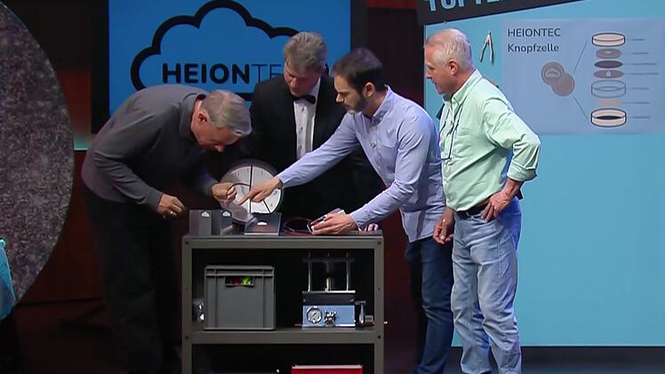 Frank Thelen wollte sich selbst von dem Produkt von Heiontec &uuml;berzeugen.