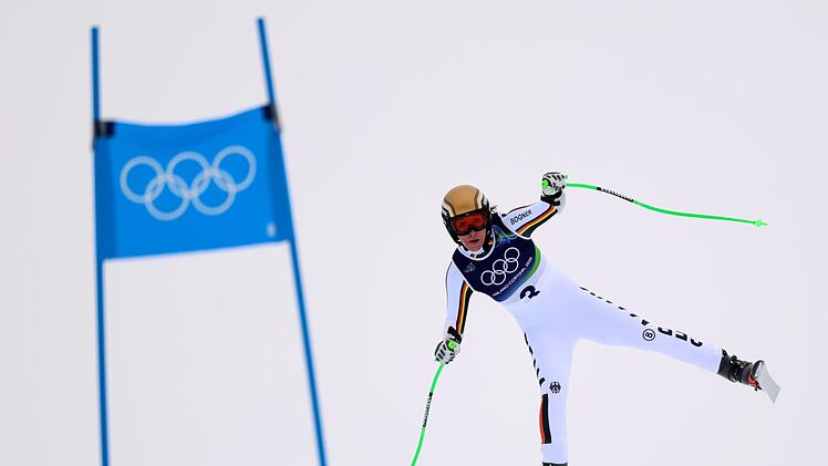 Kira Weidle-Winkelmann erreichte beim olympischen Super-G nicht das Ziel - so wie viele andere Starterinnen auch.