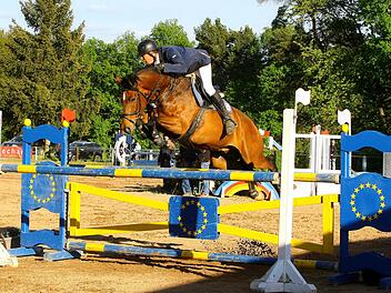 Vasil Ivanou gewann auf Cortes das M-Springen.  Foto: Monika Limmer