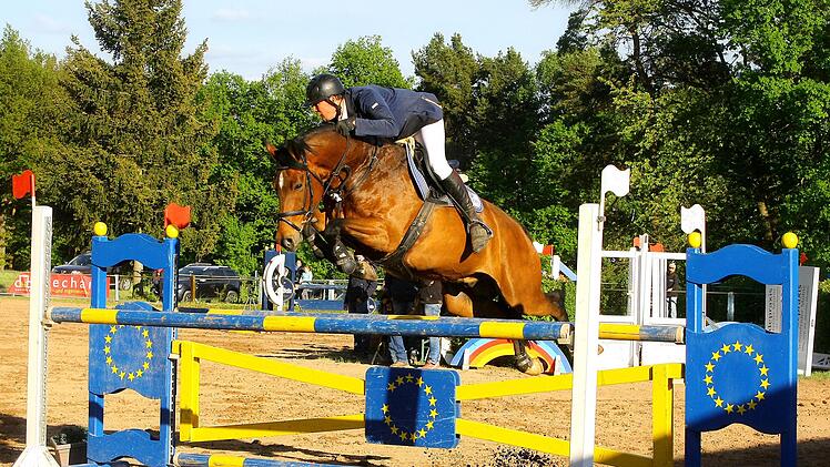 Vasil Ivanou gewann auf Cortes das M-Springen.  Foto: Monika Limmer
