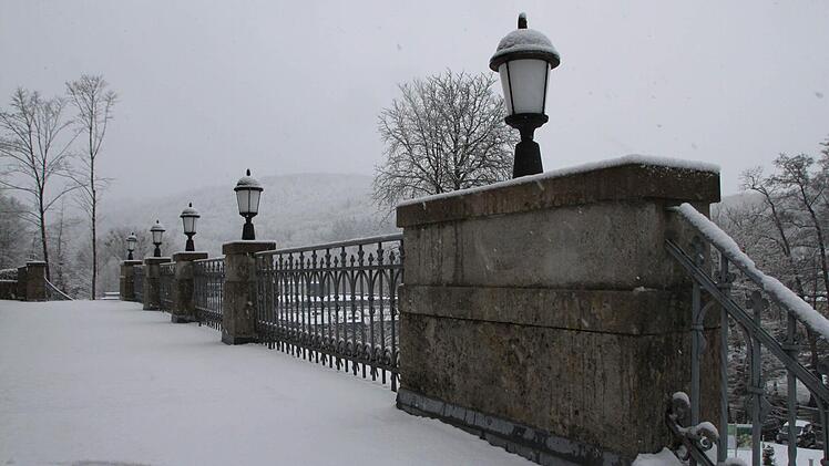 Winter im Staatsbad Bad Brückenau (Januar 2015)Foto: Ulrike Müller