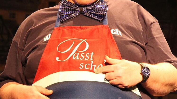 Götz Kraschewski stieg natürlich wieder als "Mann aus dem Volk" in die Bütt. Foto: Sonja Adam