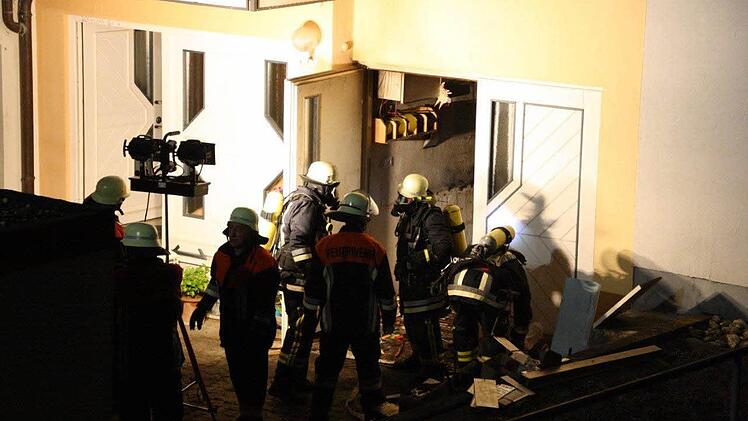 Brand in Wirmsthal, Donnerstag, 9. April 2015