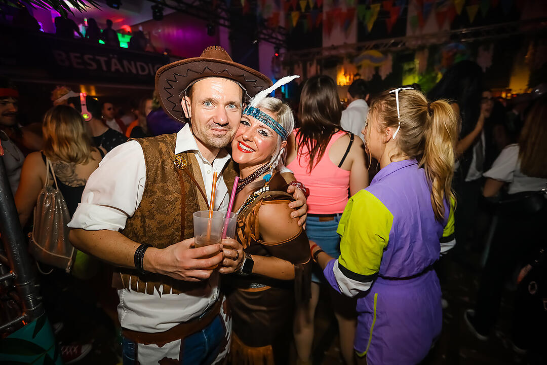 Beste Partystimmung in der Stadthalle
