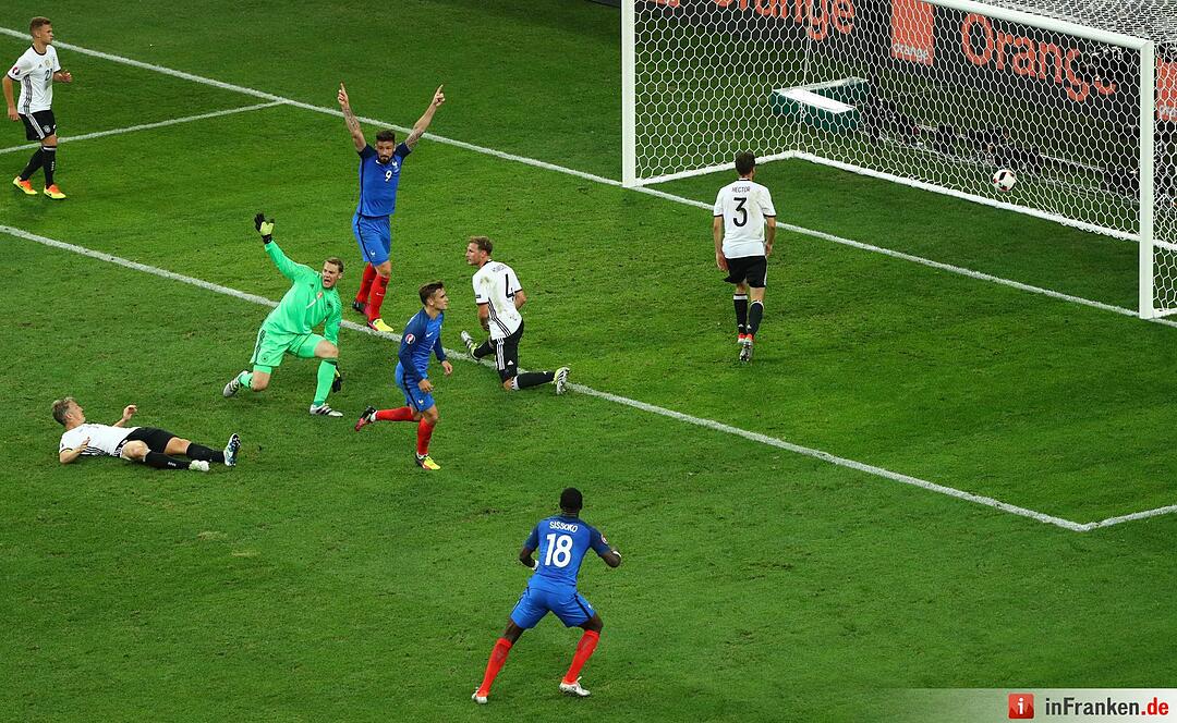 e bittere Niederlage der Deutschen