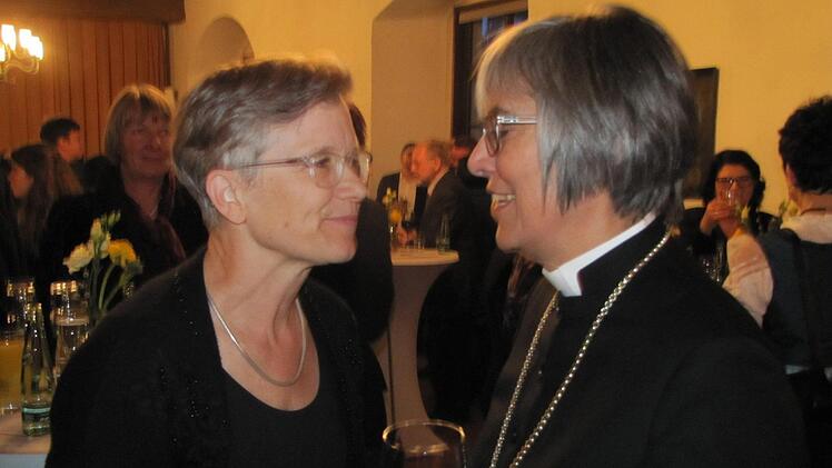 Deborah Bedford-Strohm und die Bayreuther Regionalbischöfin Dorothea Greiner. Foto: Martin Koch