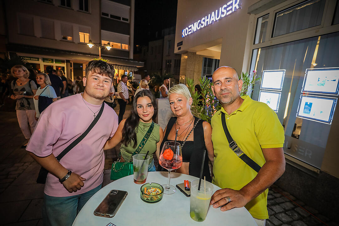 Beste Stimmung beim Stadtfest in Schweinfurt.