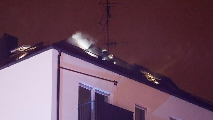 Dachstuhlbrand in Nürnberg