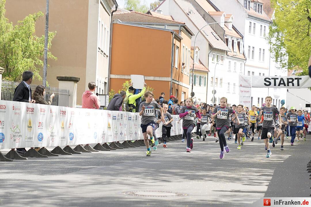 Weltkulturerbelauf 2017 in Bamberg: Der Bosch Schüler-Lauf
