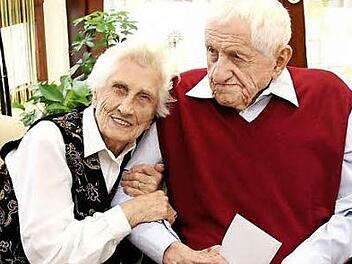 Hanna und Peter Kirchner am Ehrentag Foto: Johanna Blum