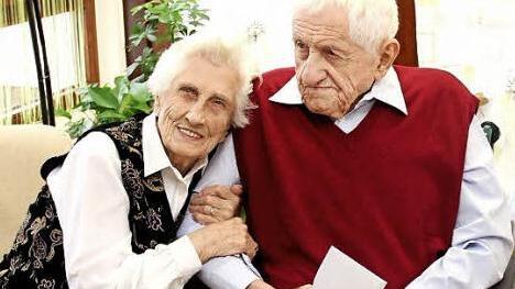 Hanna und Peter Kirchner am Ehrentag Foto: Johanna Blum