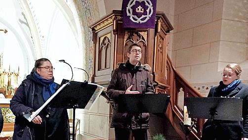 Die A-cappella-Gruppe „Jukebox“ sorgte für Begeisterung in der Kirche St. Egidien in Oberreichenbach.