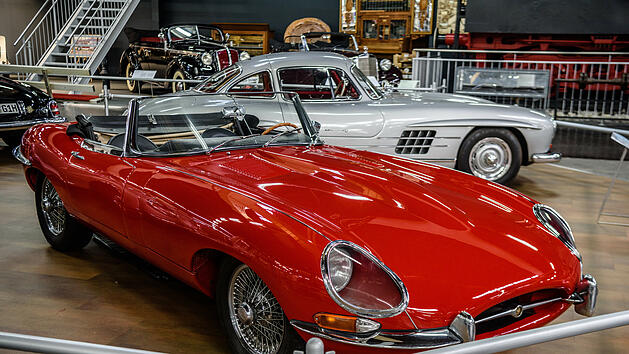 Das Jaguar E-Type cabrio 1963 - ein Schmuckstück unter den Cabrios.