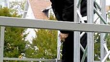 Kreisbrandrat Manfred Lorenz auf der "Tageblatt"-Bahn.