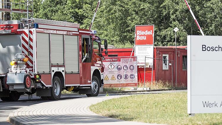 Die Haßfurter Feuerwehr war schnell vor Ort in Augsfeld.  Foto: René Ruprecht