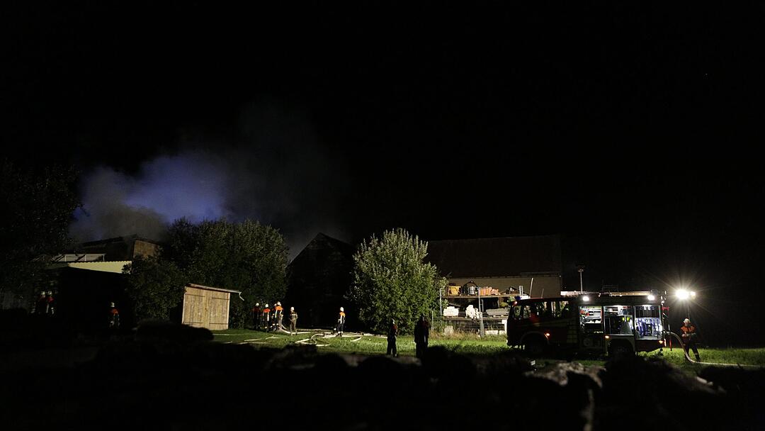 Scheunenbrand in Indernbuch