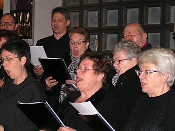 Ein Nachbild des Kirchenchors St. Anna Forchheim Foto: Heidi Amon