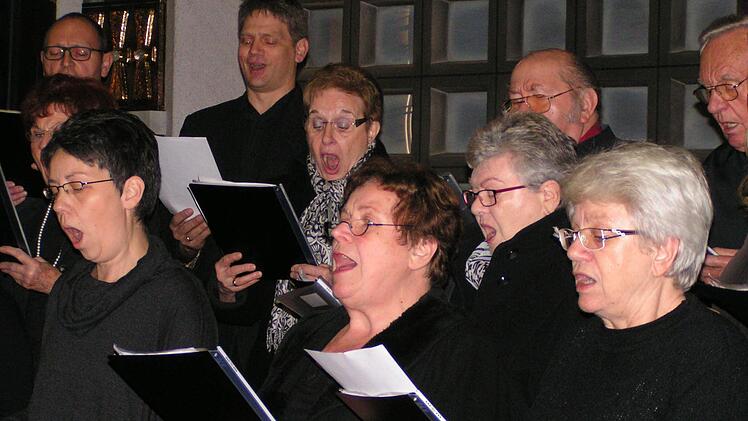 Ein Nachbild des Kirchenchors St. Anna Forchheim Foto: Heidi Amon