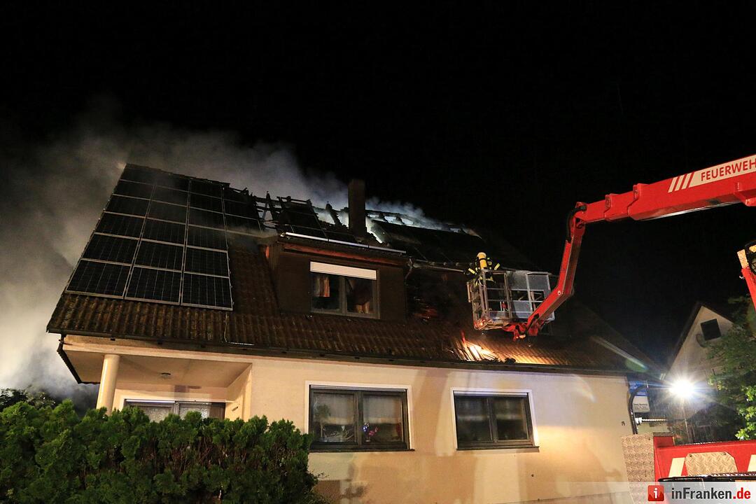 Blitzeinschlag in Gernach